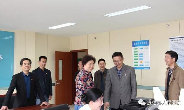 黃敏副市長(zhǎng)赴旌德縣人民醫(yī)院調(diào)研智慧醫(yī)療建設(shè)工作